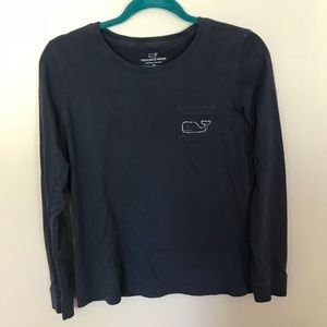 Navy Blue Vineyard Vines Long Sleeve
